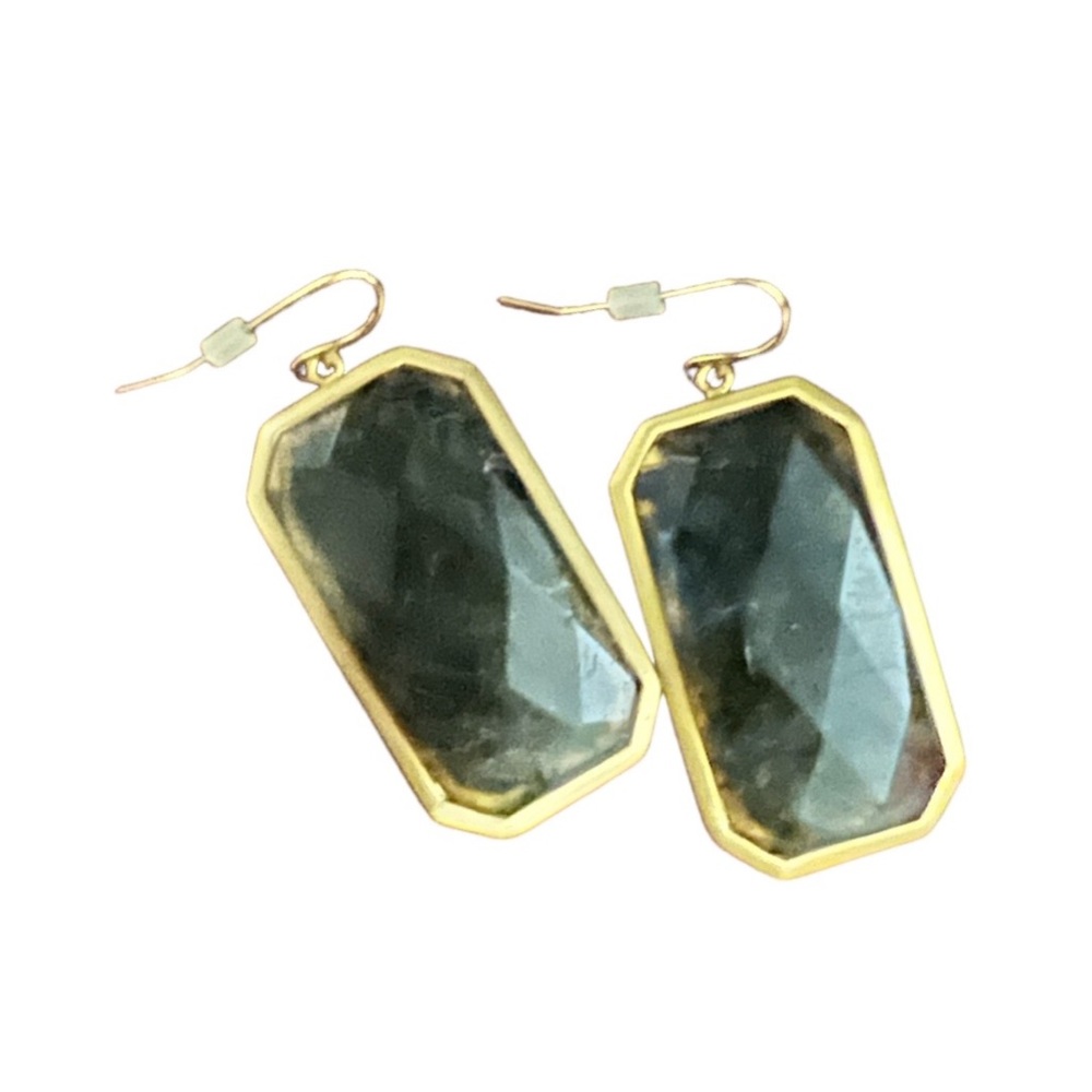 Vintage Earrings RL long mirror style !stylish & Stunning¡